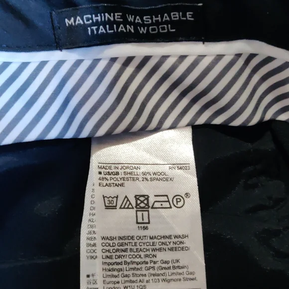 Petite Ryan Slim Straight-Fit Washable Italian Wool Pant - Picture 6 of 10